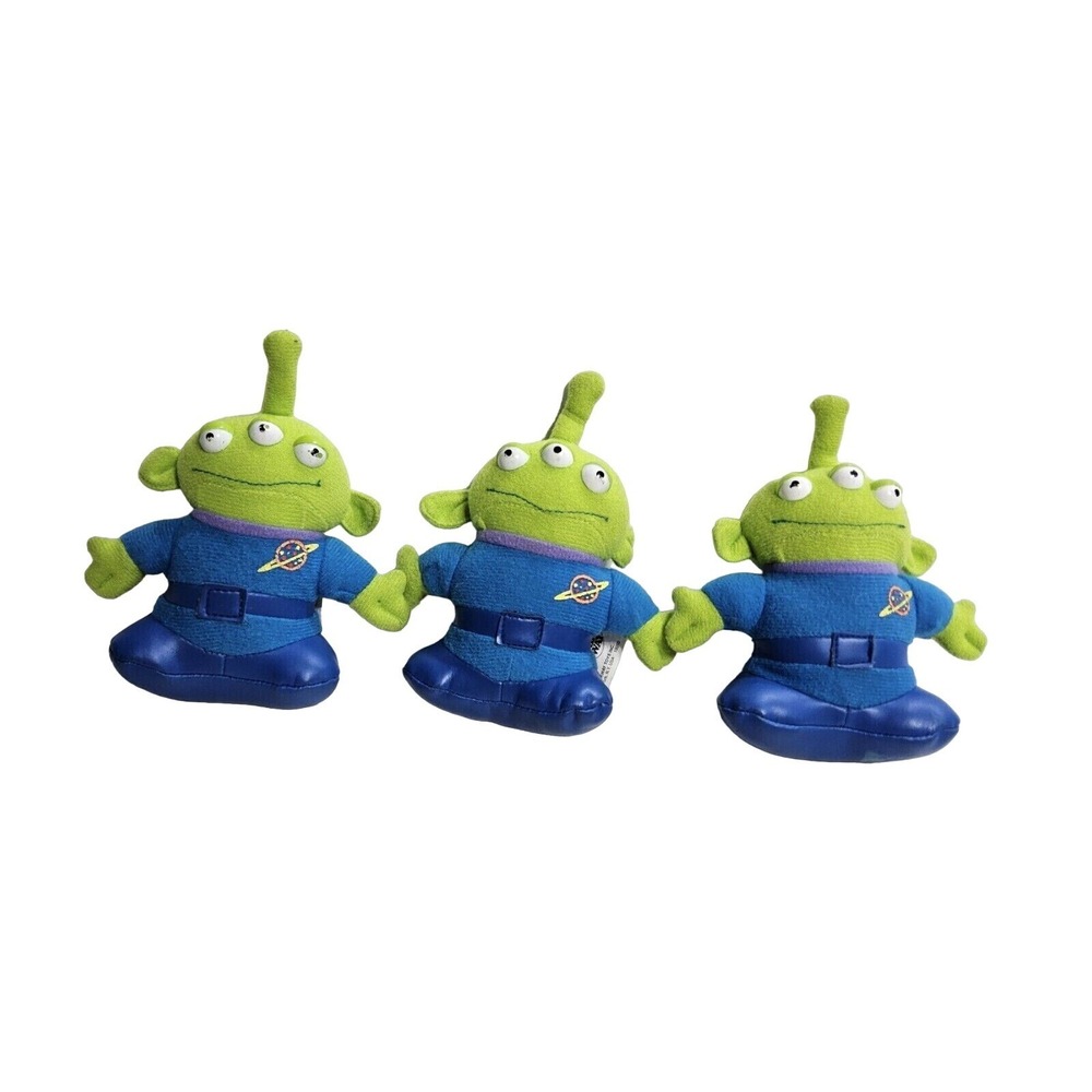 Disney Pixar Toy Story Signature Collection Space‎ Alien Thinkway 3 Pack Plush